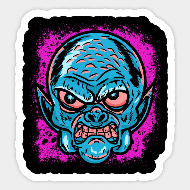 Bat Boy Sticker by RG Illustration